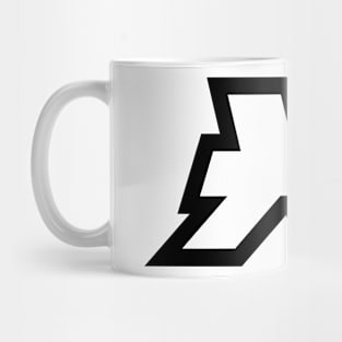 Pisces Black Outline Mug